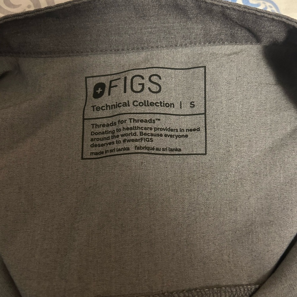 Figs Charcoal Technical Collection Shirt